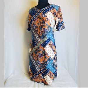 Bobbie Brooks Dress Size Medium M Aztec Boho Hippie Midi Brand New with Tags